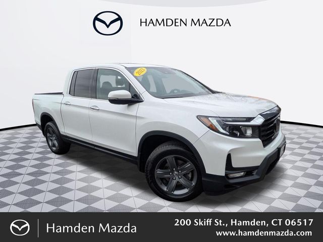White 2023 Honda Ridgeline Pickup Truck All-Wheel Drive 9-Speed Automatic