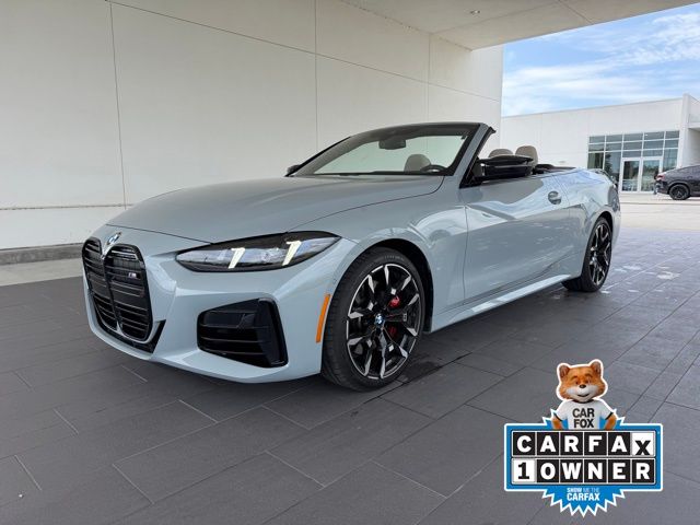 Gray Metallic 2026 BMW 4 Series M440i Convertible xDrive Convertible All-Wheel Drive 8-Speed Automatic