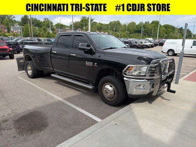 Brilliant Black Crystal Pearlcoat 2017 RAM 3500 Big Horn Crew Cab LB DRW 4WD Pickup Truck Four-Wheel Drive 6-Speed Automatic