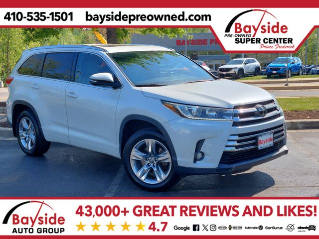 White (Blizzard Pearl) 2019 Toyota Highlander Limited AWD SUV / Crossover All-Wheel Drive 8-Speed Automatic