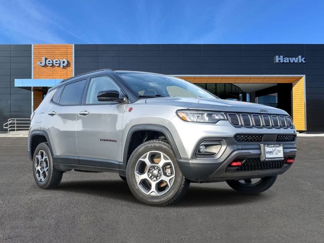 Billet Silver Metallic Clearcoat 2022 Jeep Compass Trailhawk 4WD SUV / Crossover Four-Wheel Drive 9-Speed Automatic