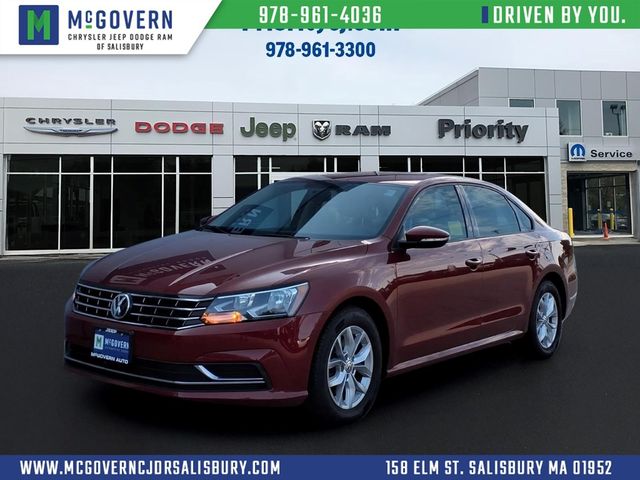 Red 2018 Volkswagen Passat Sedan Front-Wheel Drive 6-Speed Automatic