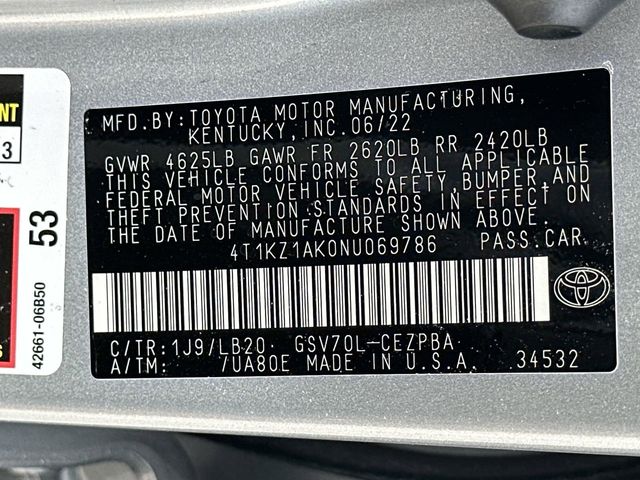 2022 Toyota Camry XSE V6 34