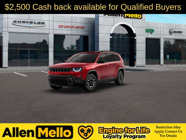 Red Hot Pearlcoat 2026 Jeep Cherokee SUV / Crossover Four-Wheel Drive Continuously Variable Transmission