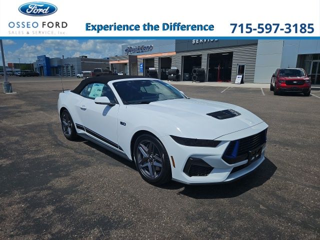 Oxford White 2025 Ford Mustang Convertible Rear-Wheel Drive Automatic