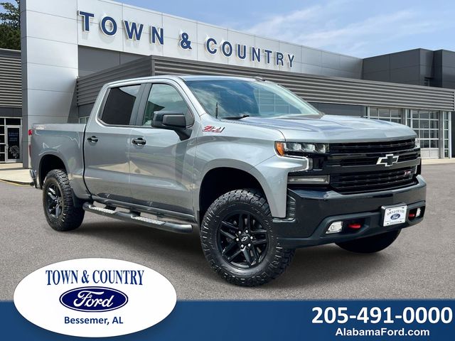 Gray (Satin Steel Metallic) 2021 Chevrolet Silverado 1500 Pickup Truck Four-Wheel Drive Automatic