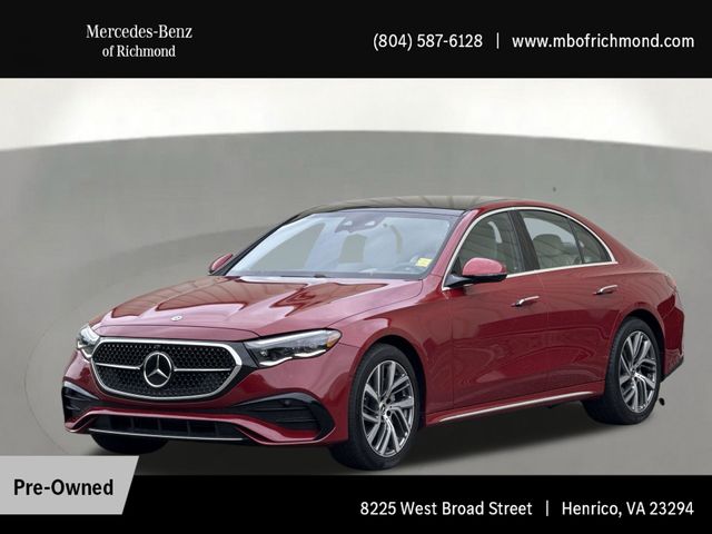 MANUFAKTUR Patagonia Red 2025 Mercedes-Benz E-Class E 350 4MATIC Sedan All-Wheel Drive 9-Speed Automatic