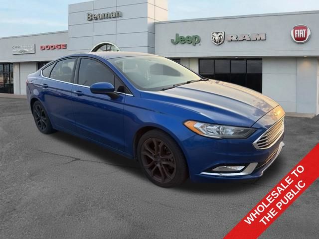 Lightning Blue 2018 Ford Fusion Sedan Front-Wheel Drive 6-Speed Automatic