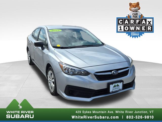 Ice Silver Metallic 2022 Subaru Impreza Sedan AWD Sedan All-Wheel Drive Continuously Variable Transmission