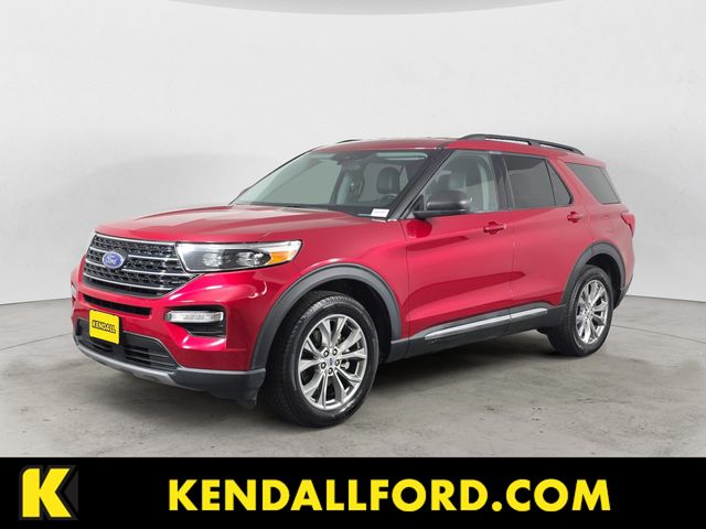 Red Metallic 2024 Ford Explorer XLT AWD SUV / Crossover All-Wheel Drive Automatic