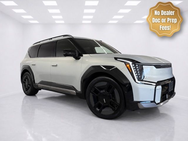 White (Ivory Silver) 2024 Kia EV9 SUV / Crossover All-Wheel Drive 1-Speed Automatic