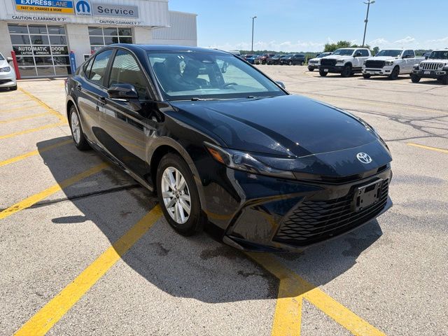 Midnight Black Metallic 2025 Toyota Camry Sedan Front-Wheel Drive Continuously Variable Transmission