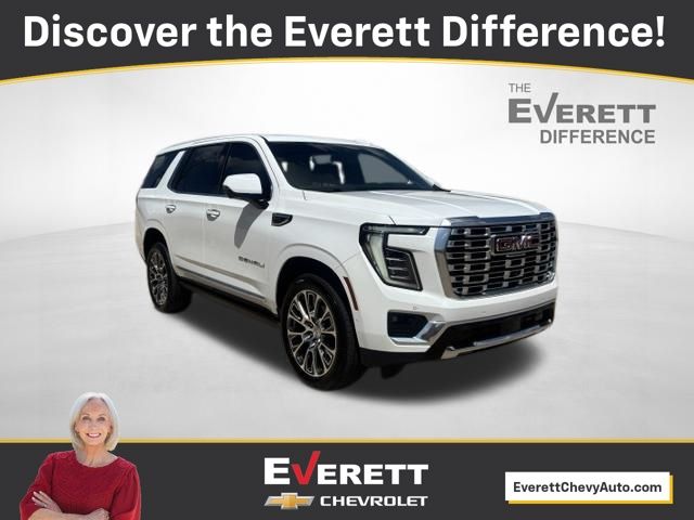 Summit White 2025 GMC Yukon SUV / Crossover Four-Wheel Drive 
