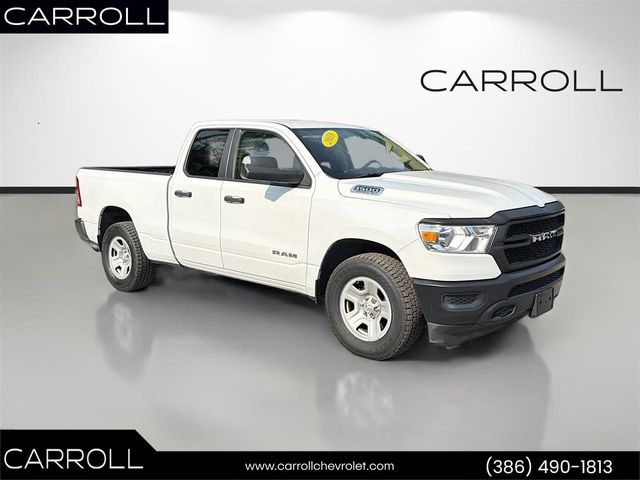 Bright White Clearcoat 2019 RAM 1500 Pickup Truck Four-Wheel Drive 8-Speed Automatic