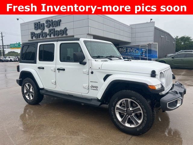 2019 Jeep Wrangler Unlimited Sahara White at Big Star Chrysler Jeep Dodge Ram 