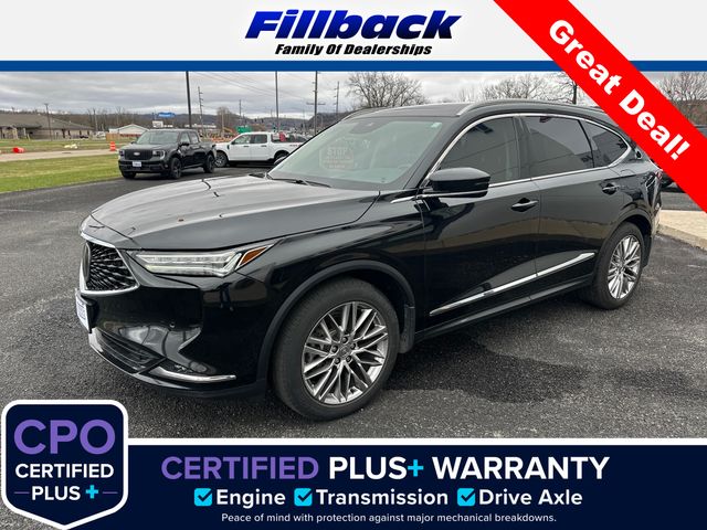 Black 2023 Acura MDX SH-AWD with Advance Package SUV / Crossover All-Wheel Drive Automatic