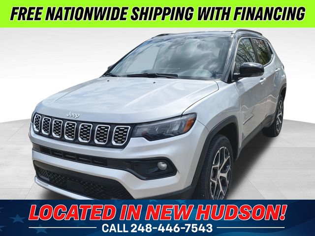 Silver Zynith Metallic Clearcoat 2024 Jeep Compass Limited 4WD SUV / Crossover Four-Wheel Drive 8-Speed Automatic