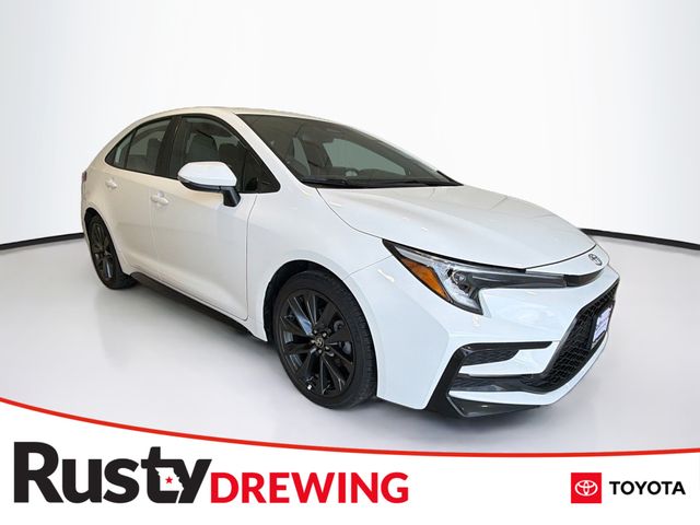 Ice Cap 2025 Toyota Corolla SE FWD Sedan Front-Wheel Drive Continuously Variable Transmission