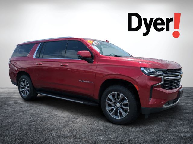 Cherry Red Tintcoat 2022 Chevrolet Suburban SUV / Crossover Four-Wheel Drive