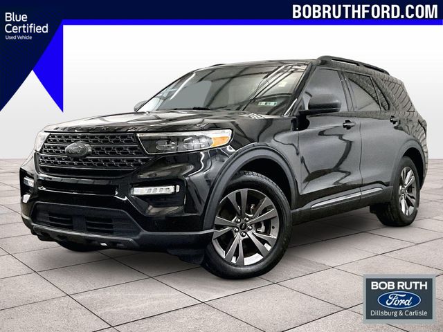 2021 Ford Explorer XLT Black at Honda North