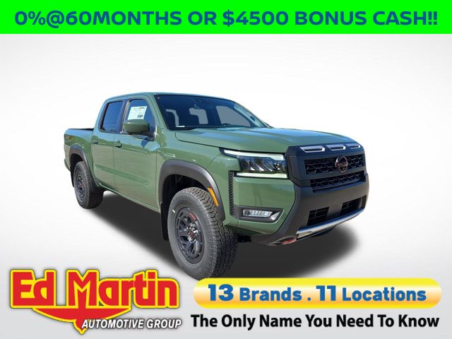 Green Metallic 2026 Nissan Frontier Pickup Truck Four-Wheel Drive 9-Speed Automatic Overdrive
