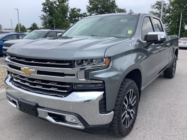 Gray (Steel Metallic) 2020 Chevrolet Silverado 1500 Pickup Truck Four-Wheel Drive Automatic