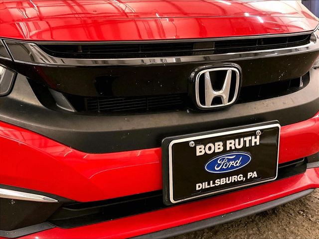 2020 Honda Civic LX Red at Subaru and VW of Moon Township