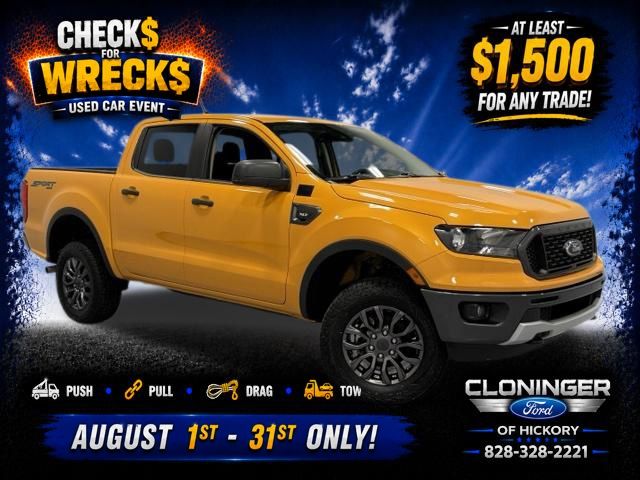 Cyber Orange Metallic Tricoat 2021 Ford Ranger Pickup Truck Four-Wheel Drive Automatic