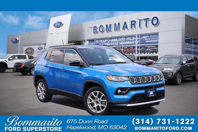 Blue Pearl 2025 Jeep Compass SUV / Crossover Four-Wheel Drive 8-Speed Automatic