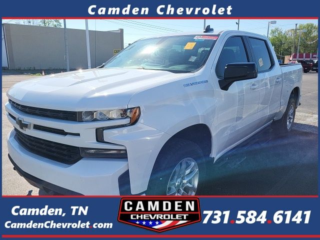 Summit White 2021 Chevrolet Silverado 1500 RST Crew Cab RWD Pickup Truck 4X2 8-Speed Automatic