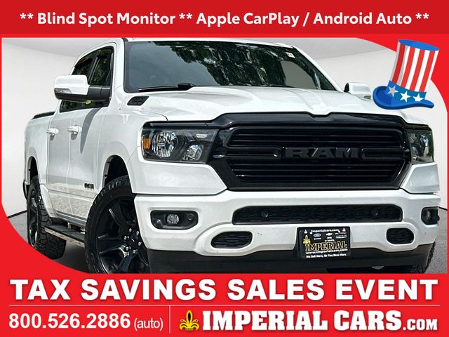 Bright White Clearcoat 2020 RAM 1500 Pickup Truck Four-Wheel Drive 8-Speed Automatic