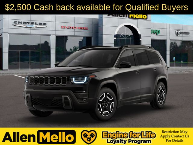 Diamond Black Crystal Pearlcoat 2026 Jeep Cherokee SUV / Crossover Four-Wheel Drive Continuously Variable Transmission