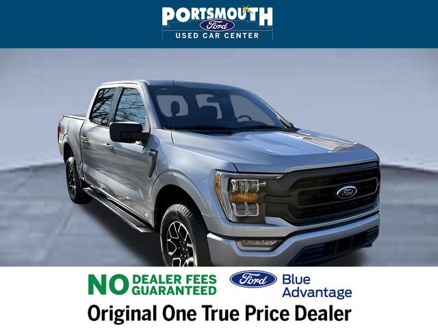 Iconic Silver Metallic 2023 Ford F-150 XLT SuperCrew 4WD Pickup Truck Four-Wheel Drive Automatic