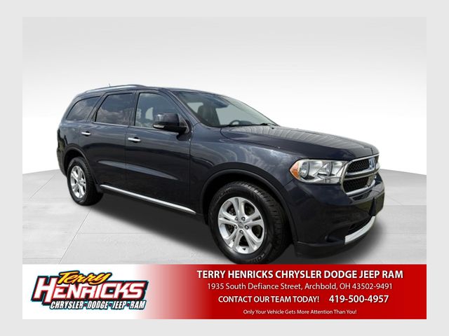 Gray (Maximum Steel Metallic Clearcoat) 2013 Dodge Durango SUV / Crossover All-Wheel Drive 5-Speed Automatic