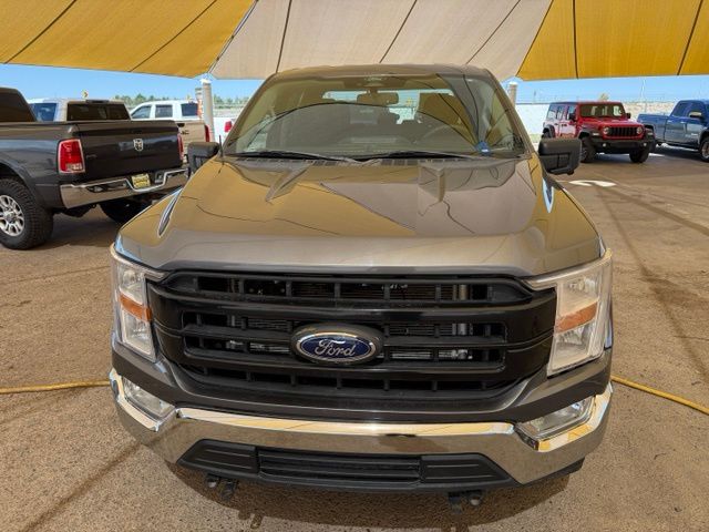 Gray Metallic 2022 Ford F-150 Pickup Truck Four-Wheel Drive Automatic