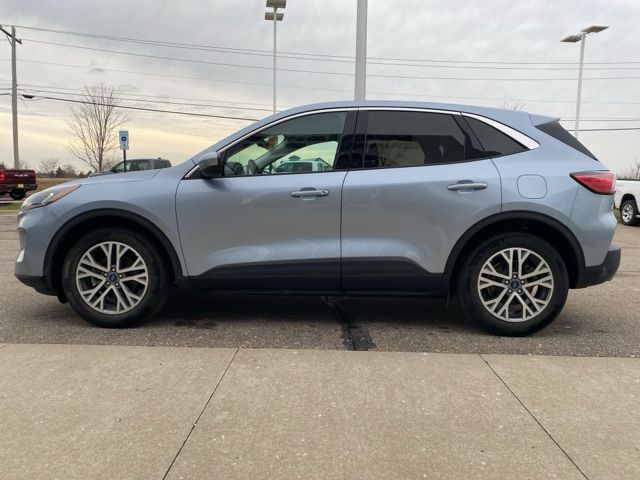 2022 Ford Escape SEL - Iced Blue Silver Metallic exterior view 8