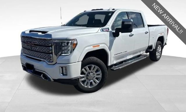 White Frost Tricoat 2022 GMC Sierra 3500HD Denali Crew Cab 4WD Pickup Truck Four-Wheel Drive Automatic
