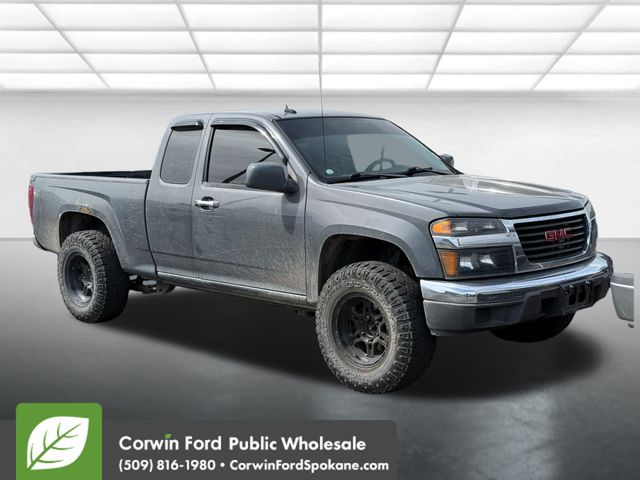 Dark Steel Gray Metallic 2012 GMC Canyon Work Truck Ext. Cab 4WD Pickup Truck Four-Wheel Drive 4-Speed Automatic Overdrive