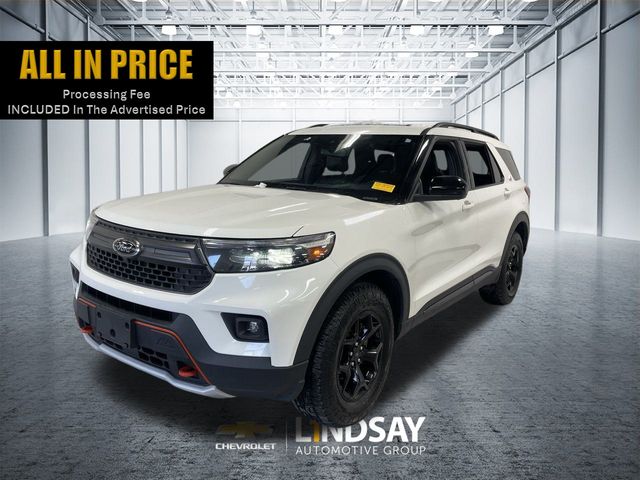 Star White Metallic Tri-Coat 2022 Ford Explorer Timberline AWD SUV / Crossover All-Wheel Drive Automatic