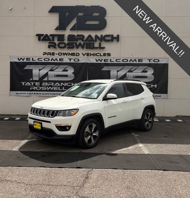 White Clearcoat 2019 Jeep Compass SUV / Crossover Front-Wheel Drive 6-Speed Automatic