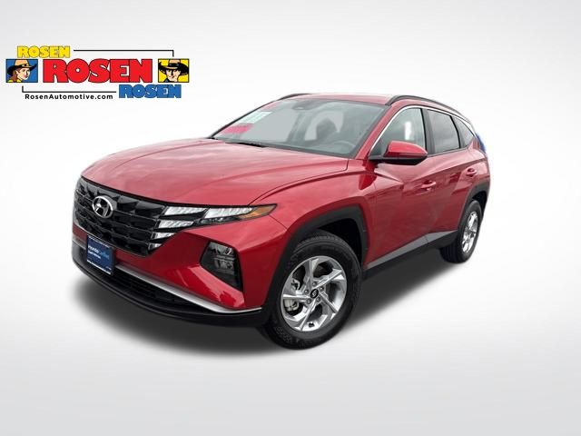 Calypso Red 2023 Hyundai Tucson SEL AWD SUV / Crossover All-Wheel Drive 8-Speed Automatic