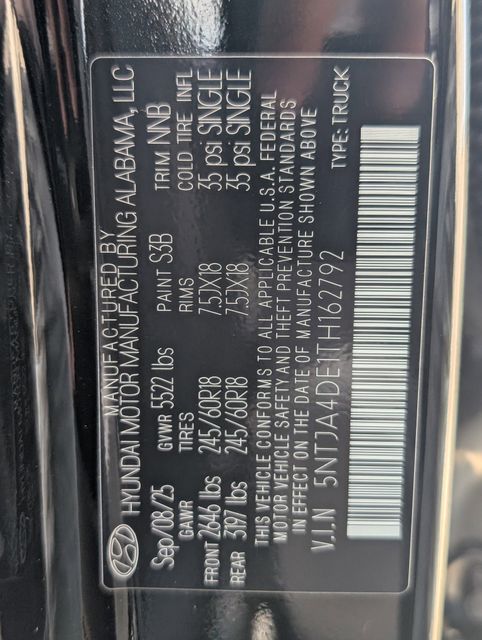 New 2026 Black Hyundai SE image 28