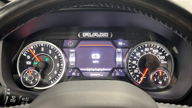 Used 2022 Diamond Black Crystal Pearlcoat Ram Laramie image 15