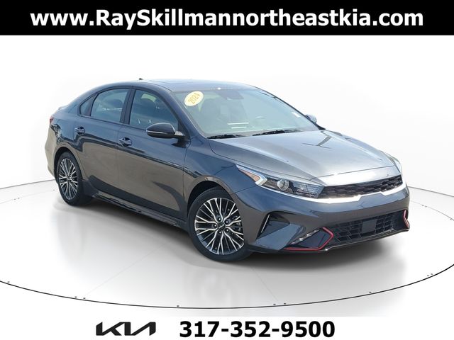 Gray 2024 Kia Forte GT-Line FWD Sedan Front-Wheel Drive Continuously Variable Transmission