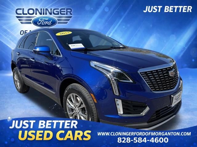 Blue Metallic 2023 Cadillac XT5 Premium Luxury AWD SUV / Crossover Four-Wheel Drive 9-Speed Automatic