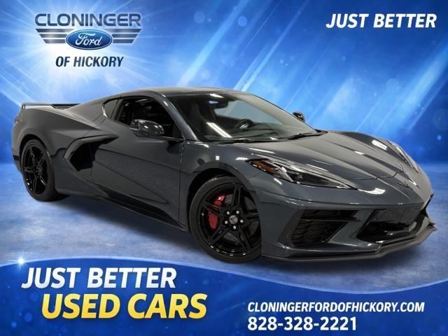 Shadow Gray Metallic 2021 Chevrolet Corvette Coupe Rear-Wheel Drive 8-Speed Dual Clutch