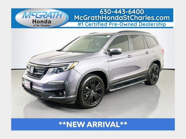 Gray (Modern Steel Metallic) 2022 Honda Pilot SE AWD SUV / Crossover All-Wheel Drive 9-Speed Automatic