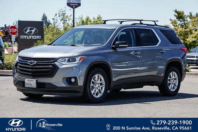Gray (Satin Steel Metallic) 2021 Chevrolet Traverse SUV / Crossover Front-Wheel Drive 9-Speed Automatic