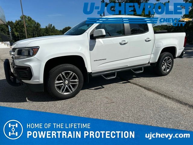 Summit White 2021 Chevrolet Colorado Pickup Truck 4X2 8-Speed Automatic
