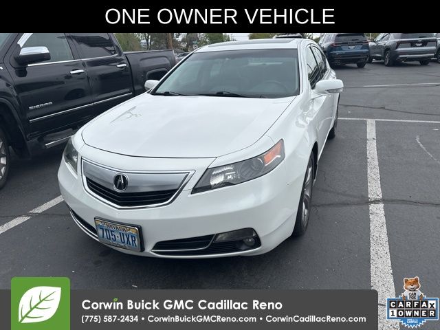 White 2013 Acura TL SH-AWD with Technology Package Sedan All-Wheel Drive 6-Speed Automatic